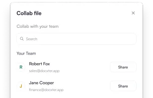 Real-Time Collaboration feature of DocXter