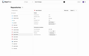 RepoFlow screenshot 1