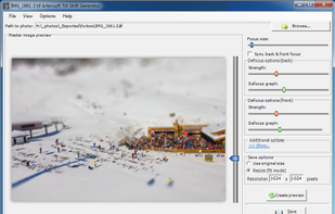 Artensoft Tilt Shift Generator screenshot 1