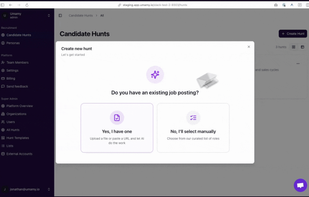 Start from your job offer to give context