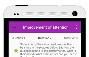 Child should select the correct answer