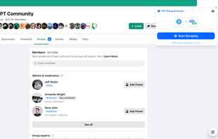 FB Group AI Extractor screenshot 1