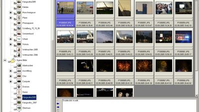 Overview of the pictures in database