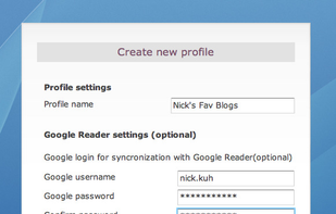 Scoop RSS screenshot 1
