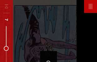 Reading controls - Cover the comic book reader for windows