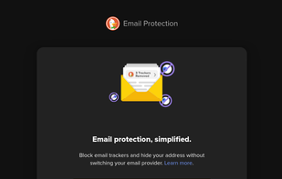 DuckDuckGo Email Protection screenshot 1