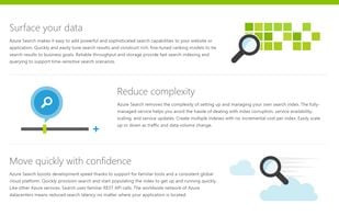 Azure Search screenshot 1
