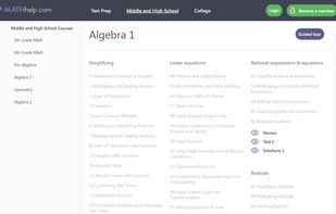 Math Help screenshot 1