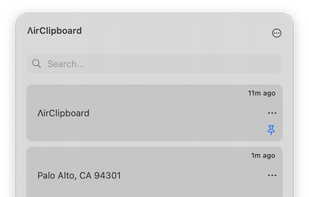 AirClipboard screenshot 1