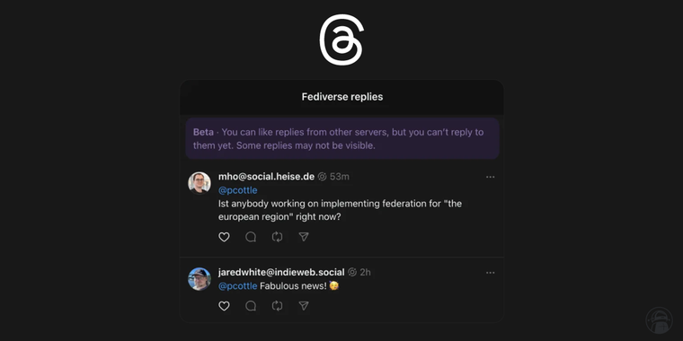 Meta enhances Threads' fediverse integration with Mastodon sharing and visible replies image