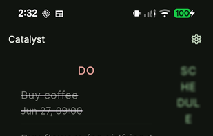 Catalyst screenshot 3