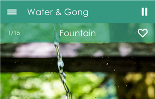 Water Sounds and Gong screenshot 1