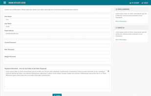 Maian Affiliate screenshot 1