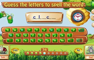 Spelling Bug Hangman screenshot 1