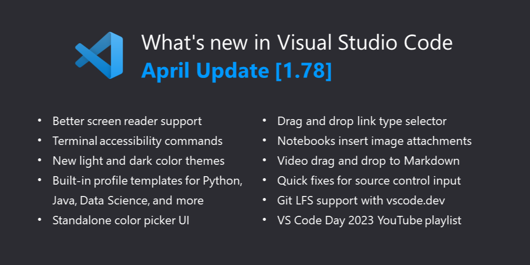 Visual Studio Code  (April 2023) has been released with new features  and improvements | AlternativeTo