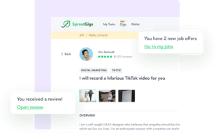 SproutGigs screenshot 1