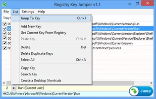 Registry Key Jumper screenshot 3