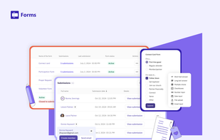 Collect insights about your members with our forms management feature. Add your Connect Card to your website or share it with your congegation.