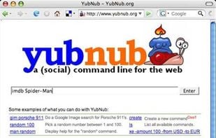 YubNub screenshot 1