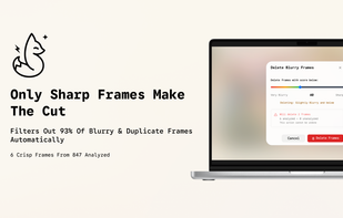 Advanced blur detection and interval extraction