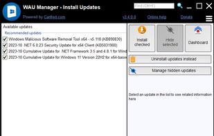 WAU Manager screenshot 1