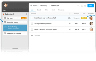TimeHero automatically schedules your tasks around your calendar events. You can plan entire projects in seconds, schedule work across teams, optimize timetables, predict project success and more!