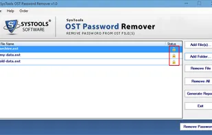 SysTools OST Password Remover screenshot 2