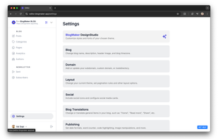 BlogMaker screenshot 2
