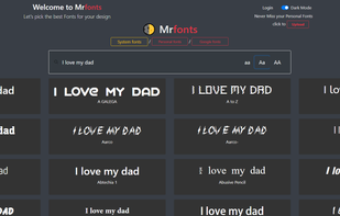 MrFonts screenshot 1