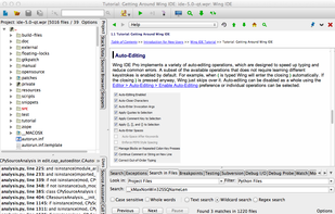 Wing Python IDE screenshot 2