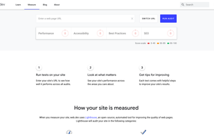 web.dev screenshot 1