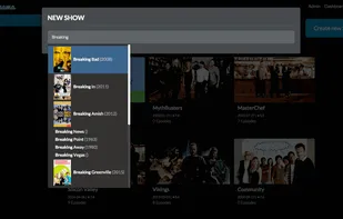 Create shows from the awesome list of movies on TMDB