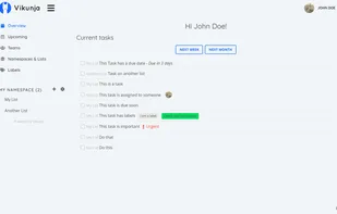 Vikunja screenshot 1