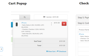 OpenCart Product Option SKU, UPC screenshot 1