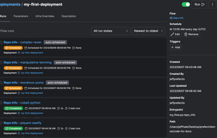 Prefect screenshot 2