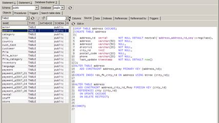 SQL Workbench/J screenshot 2