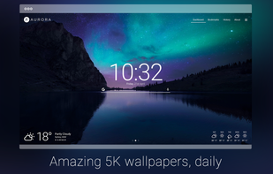 Aurora New Tab &amp; Bookmark Manager screenshot 1