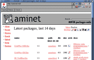 Aminet screenshot 1