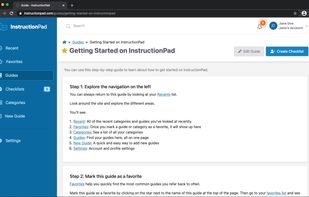 InstructionPad screenshot 1