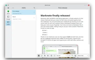 Marknote screenshot 1