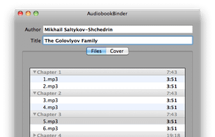 AudioBookBinder screenshot 1