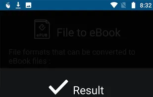 eBook Conversion Tool for Android screenshot 1
