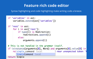 myCompiler screenshot 2