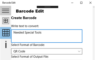 Barcode Edit screenshot 1