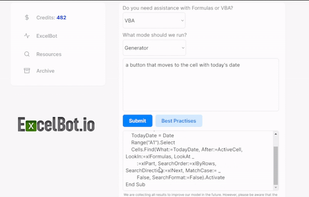 ExcelBot.io screenshot 3