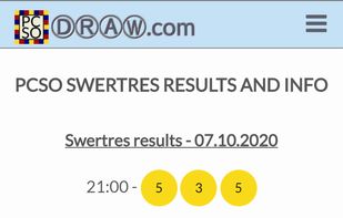 PCSO Lotto Results screenshot 1