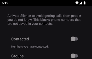 Silence:  Block Unknown Callers screenshot 2