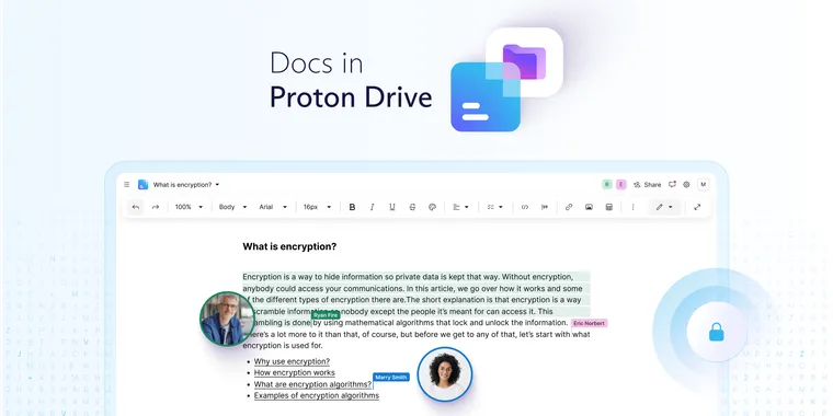 Proton Drive introduces Docs, an encrypted alternative to Google Docs and Microsoft 365 image