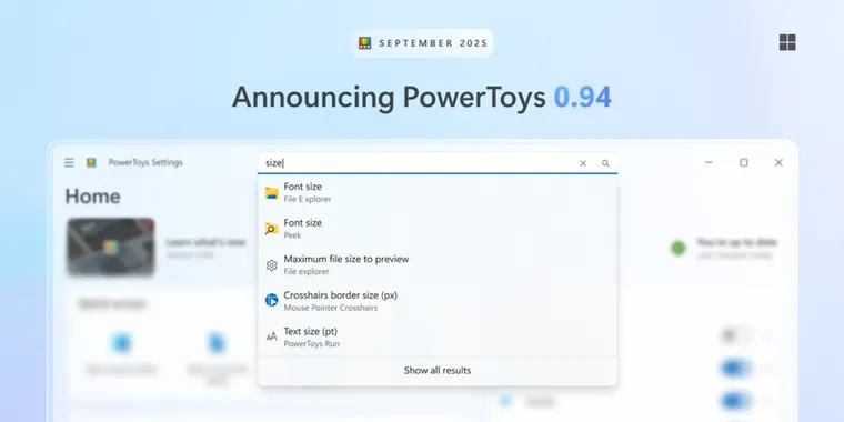 PowerToys 0.94 launches with new settings search, conflict alerts, gliding cursor & more image