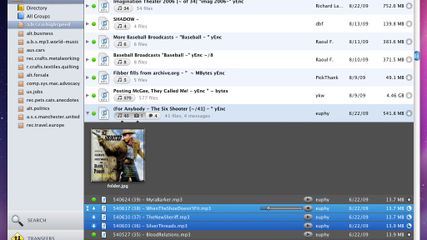 Unison usenet client screenshot 1